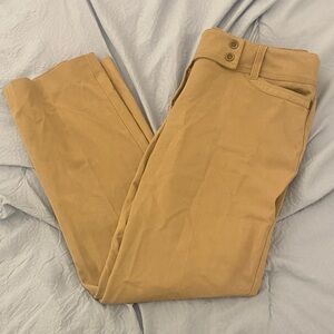 Zac & Rachel Women's Tan Straight Leg Pants